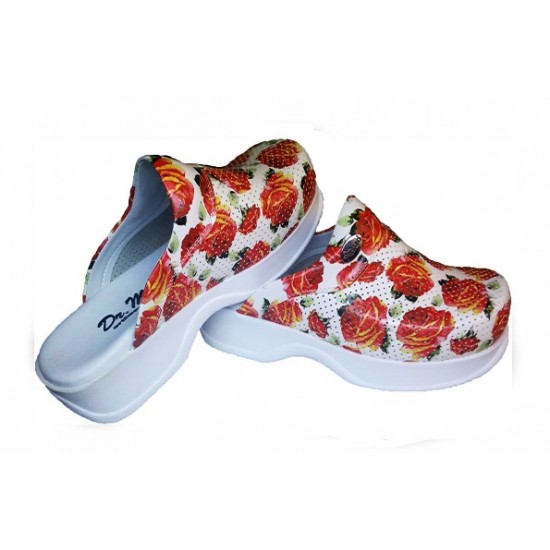 Klasik Güllü Ortopedik Bayan Sabo Terlik