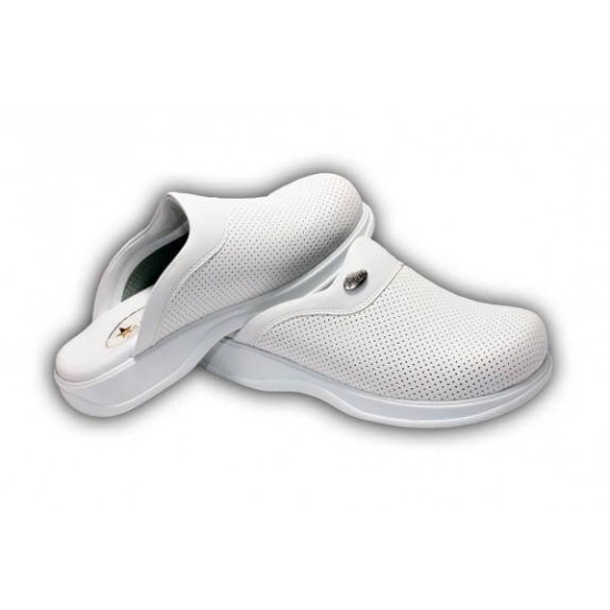 Klasik Beyaz Ortopedik Ortopedik Bayan Sabo Terlik