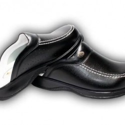 Erkek Siyah Ortopedik  Sabo Terlik  