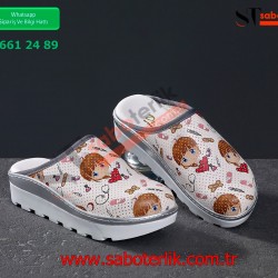 Ortopedik Doktor Temalı Traktör Taban Sabo Terlik  
