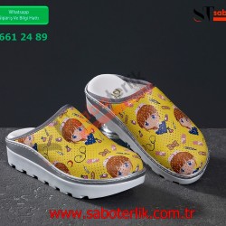 Ortopedik Doktor Temalı Traktör Taban Sabo Terlik  