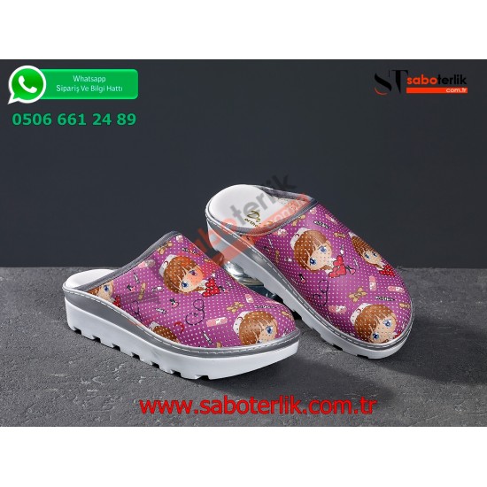 Ortopedik Doktor Temalı Traktör Taban Sabo Terlik