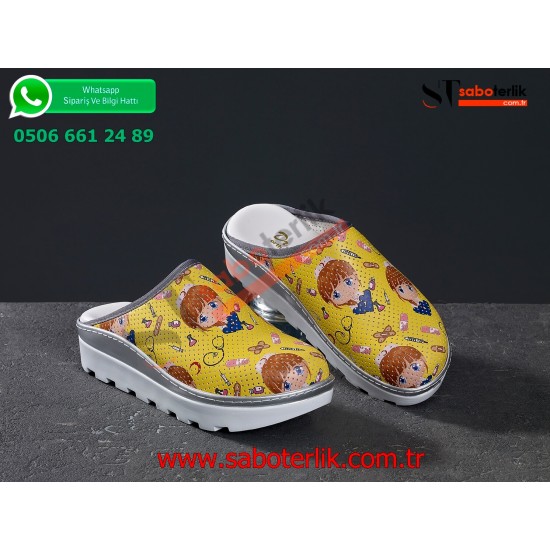 Ortopedik Doktor Temalı Traktör Taban Sabo Terlik