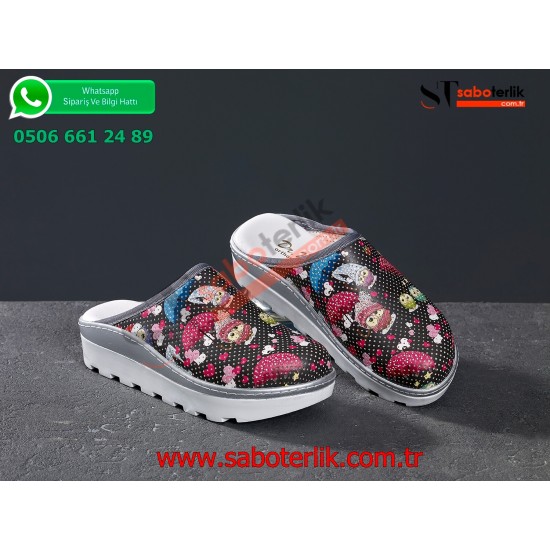 Ortopedik Şemsiyeli Baykuş Traktör Taban Sabo Terlik