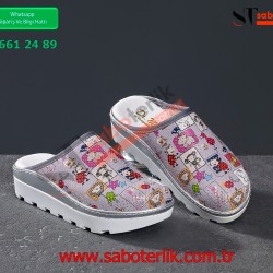 Ortopedik Sevimli Hayvanlar Traktör Taban Sabo Terlik  