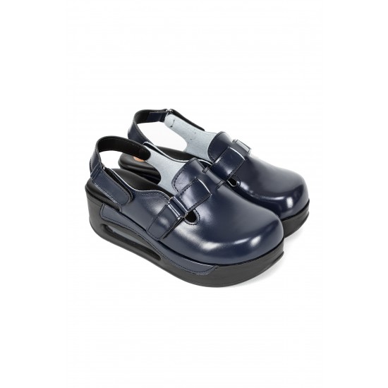 Bantlı Tam Ortopedik Lacivert Kadın Orijinal 2024 Airmax Sabo Terlik