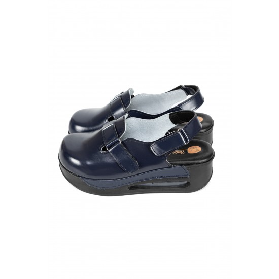 Bantlı Tam Ortopedik Lacivert Kadın Orijinal 2024 Airmax Sabo Terlik