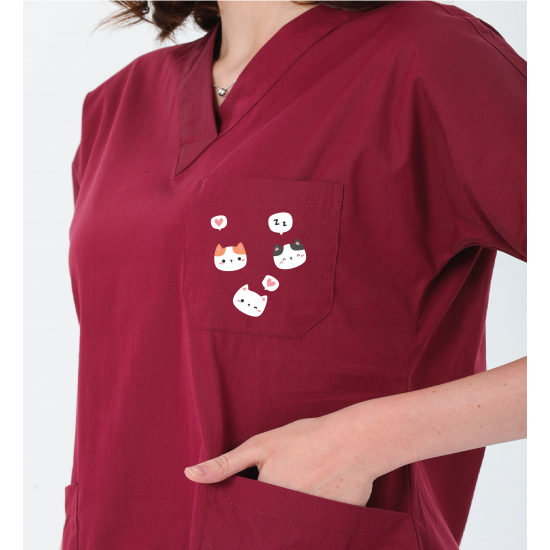 2024 Özel Tasarım Forma Koleksiyonu Likralı Flex Kumaş Scrubs Takım