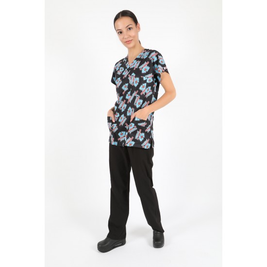 Super Kahraman Likralı (Esnek) Greys (Yarasa Kol) Cerrahi Takım