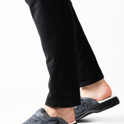 Erkek Koyu Kamuflaj Ortopedik Sabo Terlik 