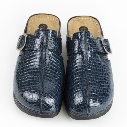 Anatomik Model Sabo Terlik Lacivert Dokulu 