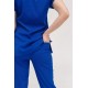 Saks Mavi Likralı Forma Takım Flex Kumaş Scrubs