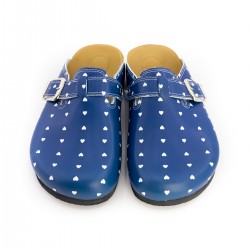 Mantar Taban Mavi Puantiye Ortopedik Sabo Terlik