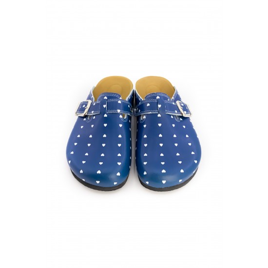 Mantar Taban Mavi Puantiye Ortopedik Sabo Terlik