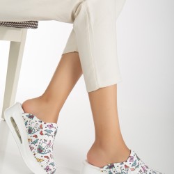 2025 Kadın Çiçekli Steteskop Ortopedik Airmax Sabo Terlik