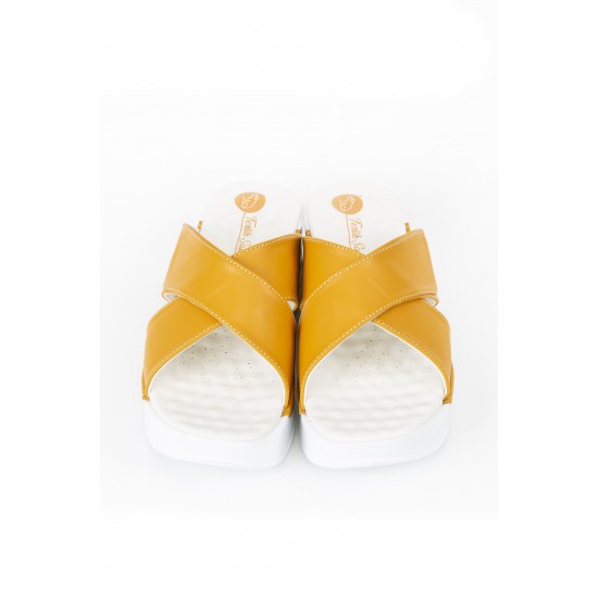 Turuncu Çapraz Air Sandalet Sabo Terlik