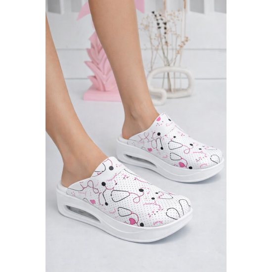 Steteskop Desenli Ortopedik Airmax Sabo Terlik