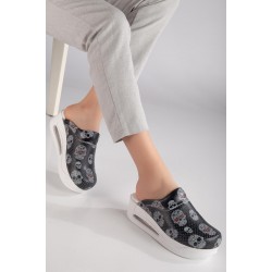 Kurukafa Desenli Ortopedik Airmax Orjinal Sabo Terlik 